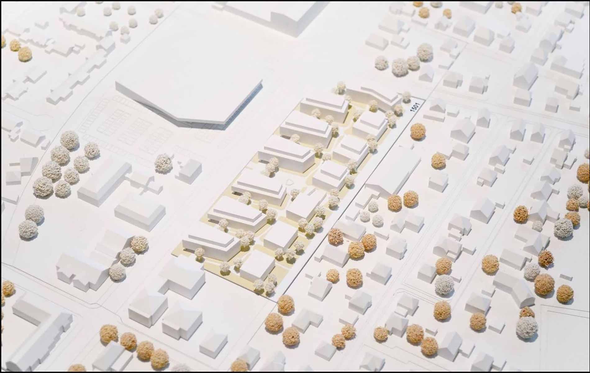 GJL+ Freie Architekten, Wohn-Dienstleistungszentrum-Rheda-Wiedenbrueck, Modell