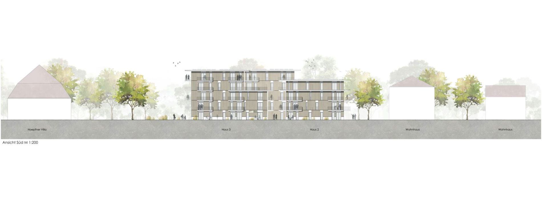 GJL+ Freie Architekten, Hoepfner Traumhäuser, Karlsruhe, Visualisierung