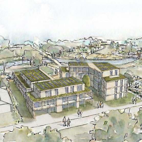 GJL+ Freie Architekten, Parkschleife Durbach, Visualisierung: GJL+