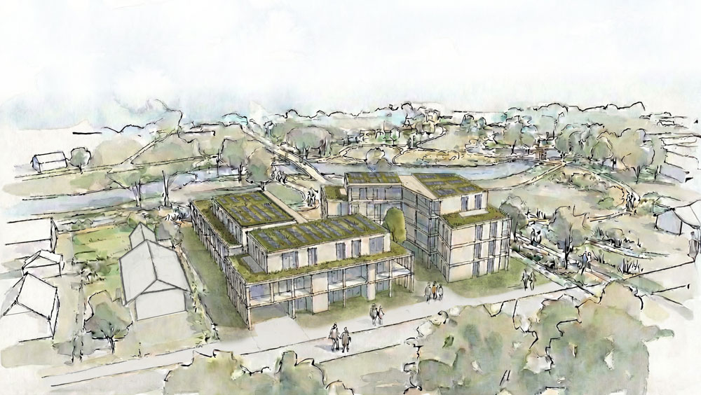 GJL+ Freie Architekten, Parkschleife Durbach, Visualisierung: GJL+