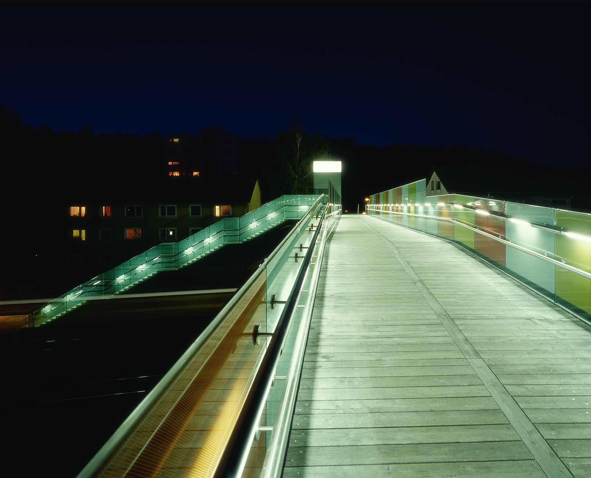 GJL+ Freie Architekten, Fußgängerbrücke, Grötzingen, Foto: Klemens Ortmeyer