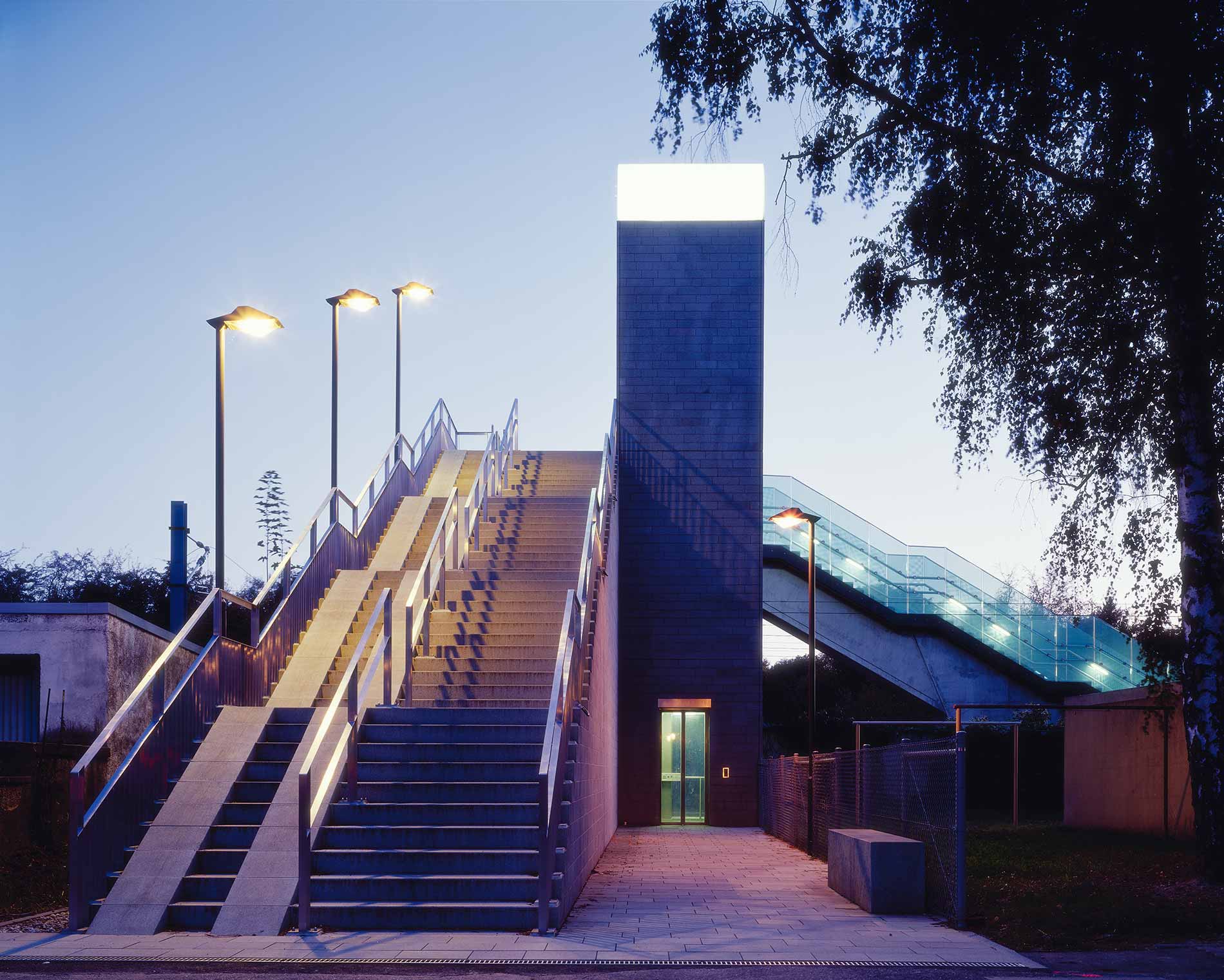 GJL+ Freie Architekten, Fußgängerbrücke, Grötzingen, Foto: Klemens Ortmeyer