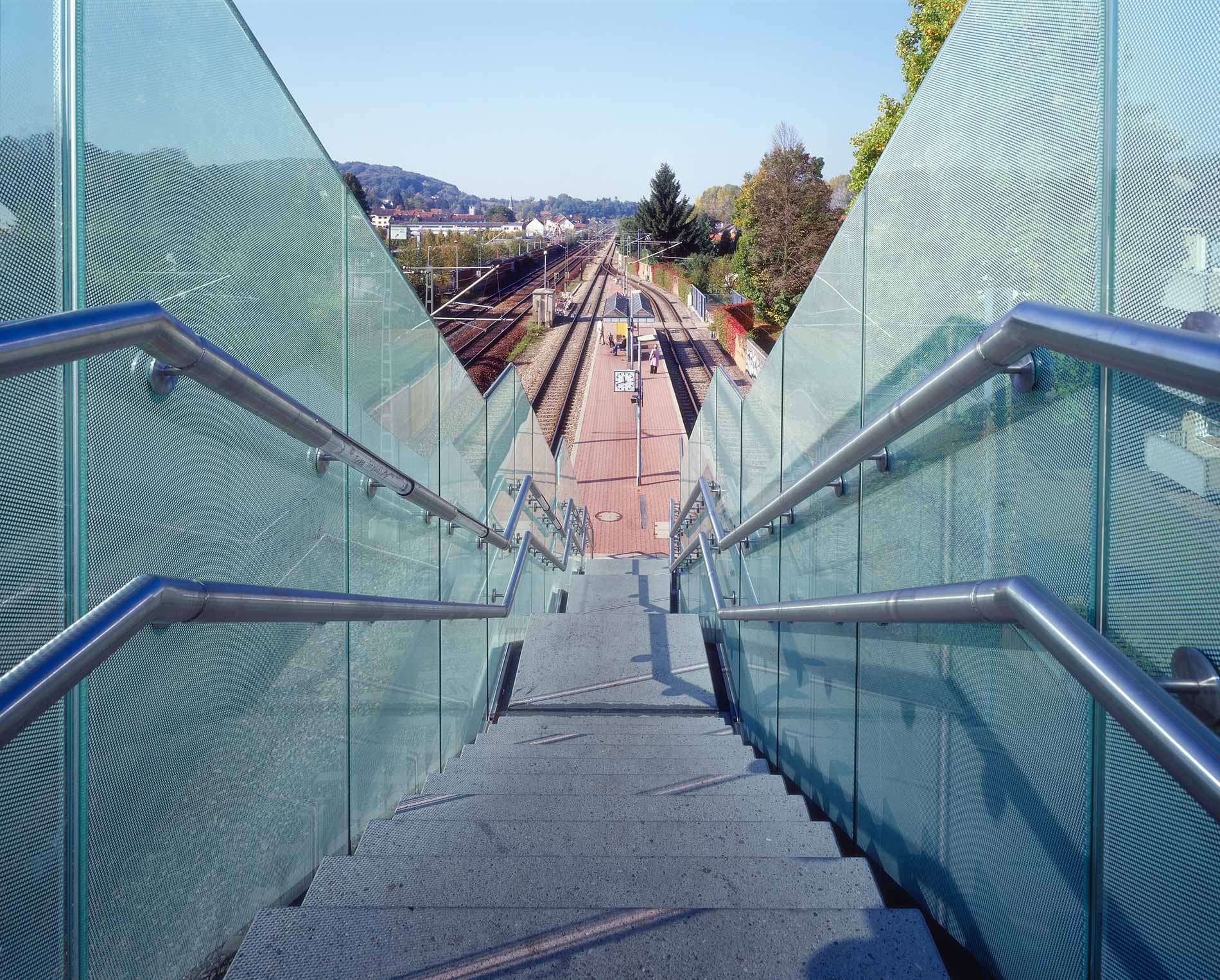 GJL+ Freie Architekten, Fußgängerbrücke, Grötzingen, Foto: Klemens Ortmeyer