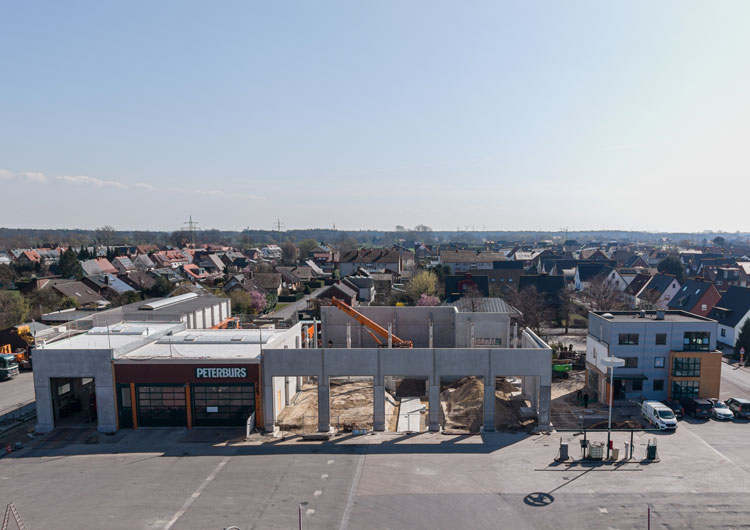 GJL+ Freie Architekten, Werkhalle, Peterburs, Baufortschritt, Foto: Kai Ostermann