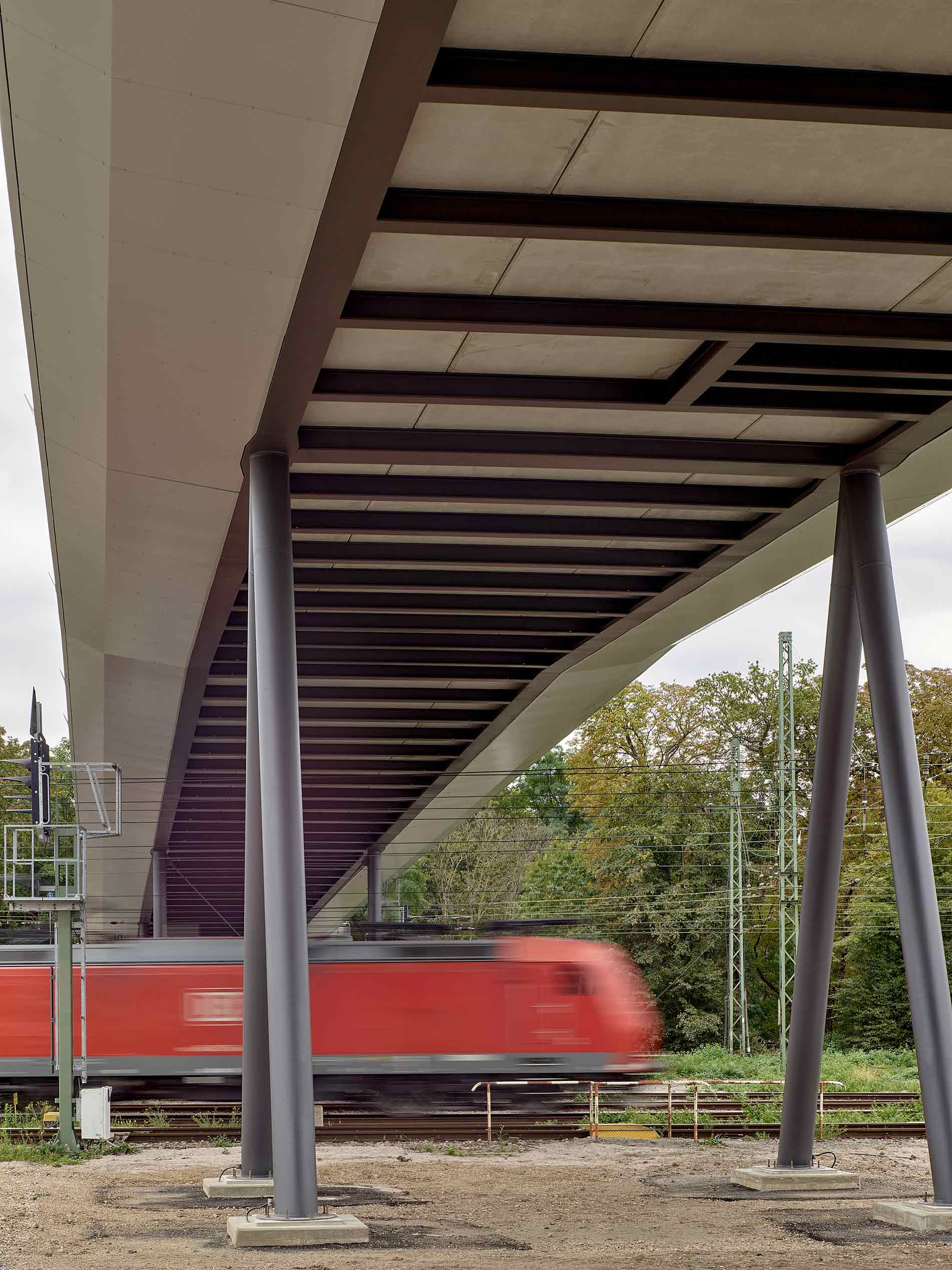 GJL+ Freie Architekten, Wasserwerkbrücke, Karlsruhe, Foto: Klemens Ortmeyer