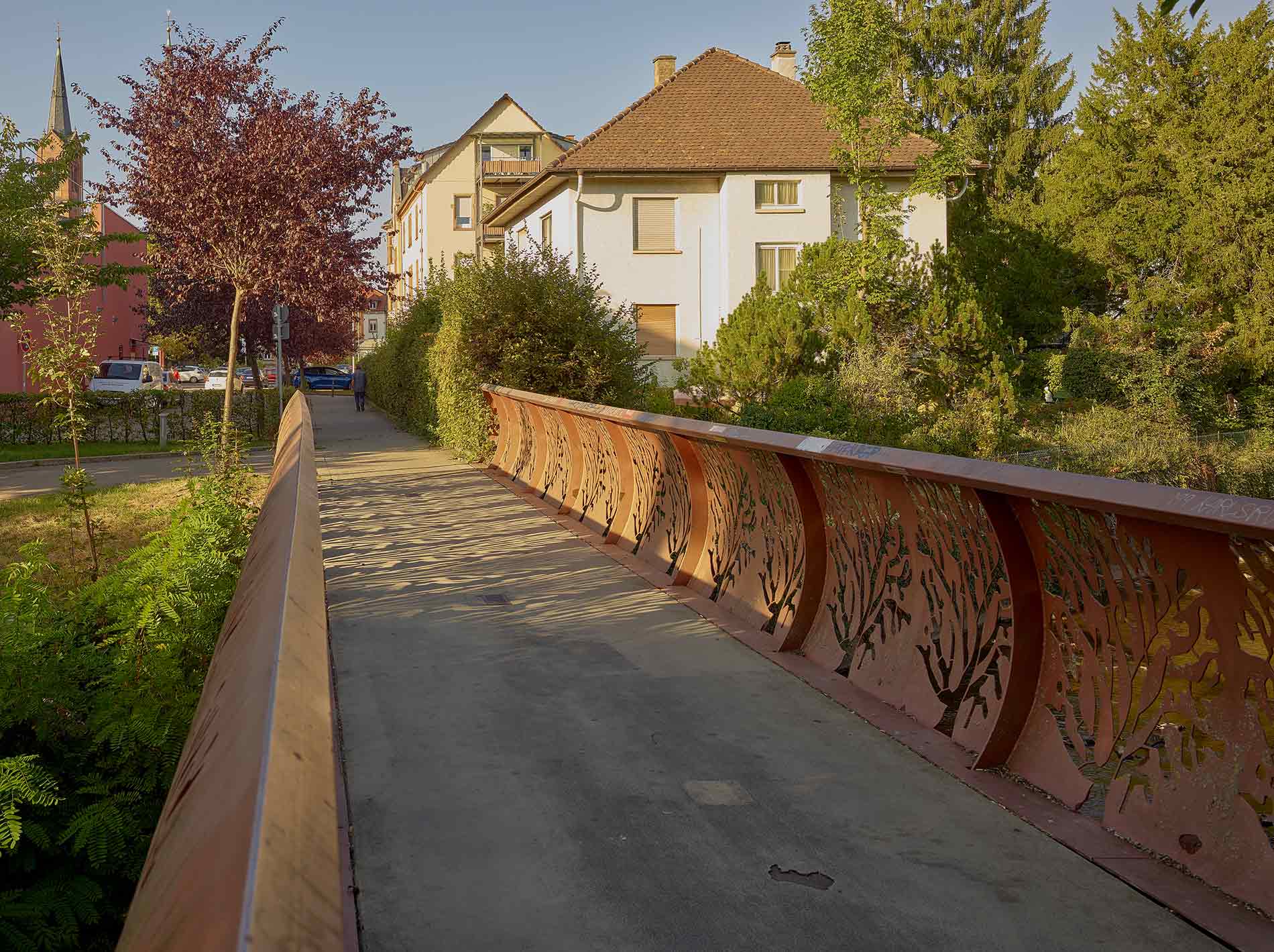 GJL+ Freie Architekten, Fußgängerbrücke, Lahr, Foto: Klemens Ortmeyer
