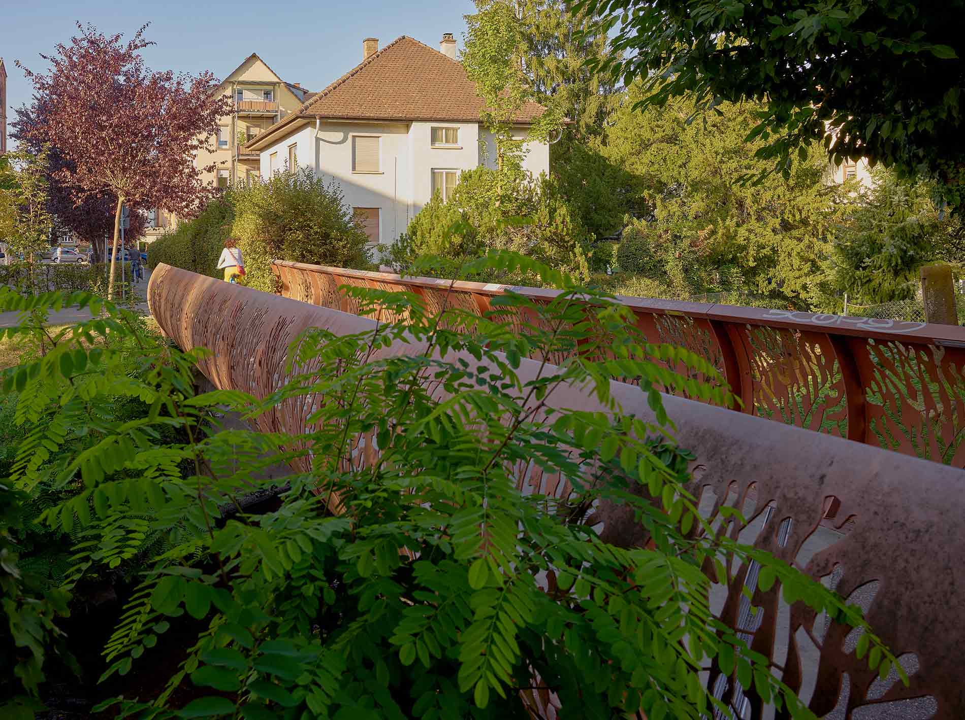 GJL+ Freie Architekten, Fußgängerbrücke, Lahr, Foto: Klemens Ortmeyer