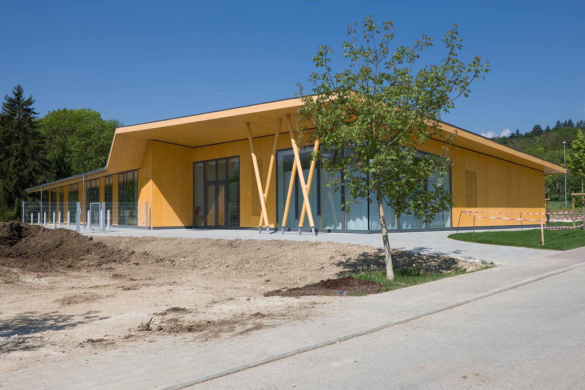 GJL+ Freie Architekten, Kindergarten Löwenzahn, Eigeltingen, Foto: Leif Knittel