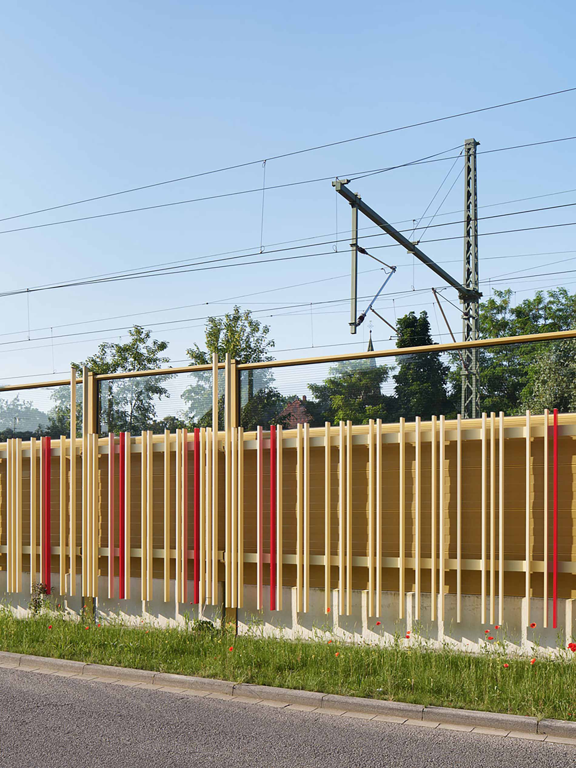 GJL+ Freie Architekten, Lärmschutzanlage, Karlsruhe-Grötzingen, Foto: Stephan Baumann
