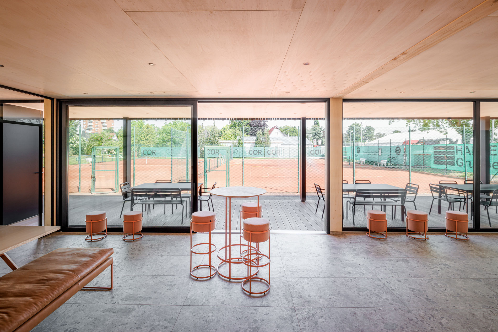 GJL+ Freie Architekten, ctc Clubhaus, Rheda-Wiedenbrück, Foto: Kai Ostermann