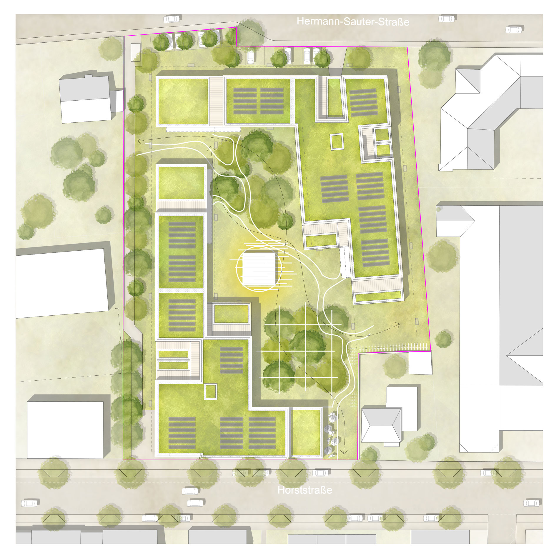 GJL+ Freie Architekten, Quartier Vert, Landau, Plan: GJL+ Freie Architekten