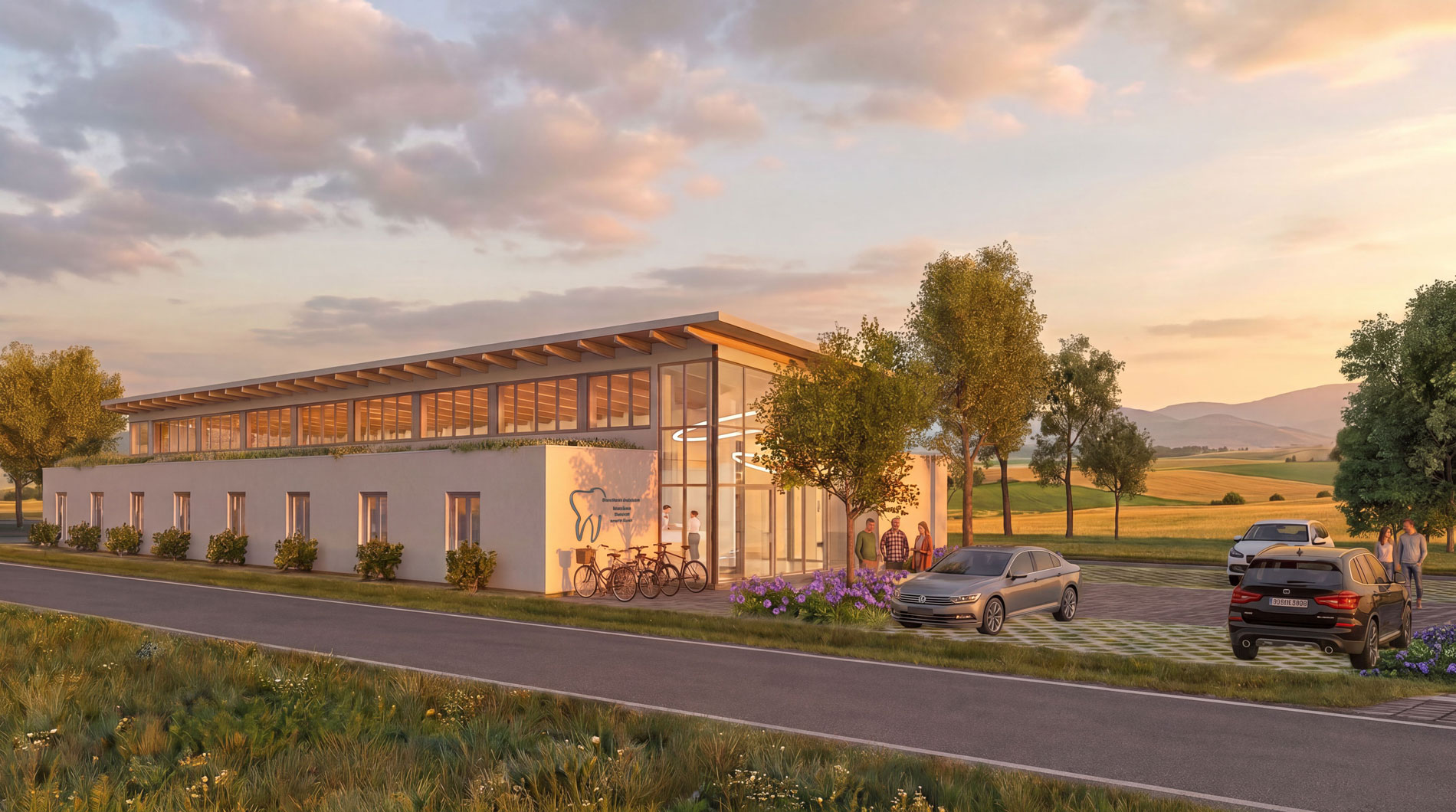 GJL+ Freie Architekten, Zahnarztpraxis, Neuburg, Visualisierung: GJL+